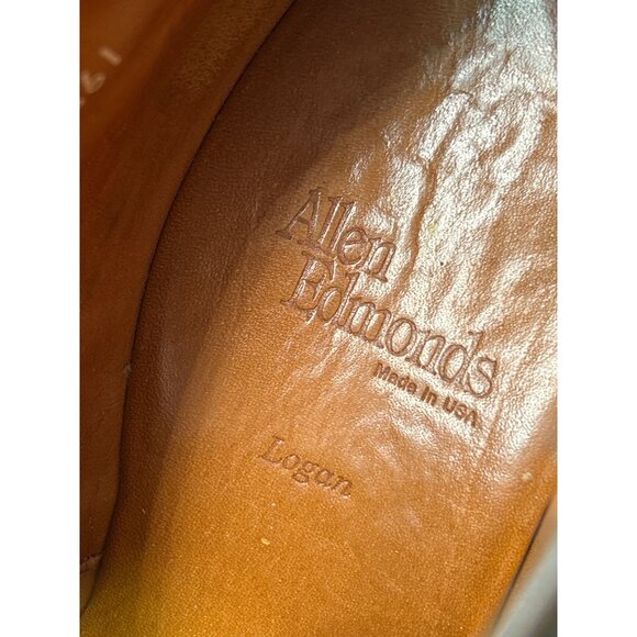 Allen Edmonds Logan Brown Leather Ankle Boots Size 9D Mens - Picture 9 of 9